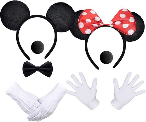 Accessori Minnie Mouse: orecchie, guanti, scarpe