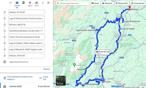 Mappa dell'Istria con itinerari