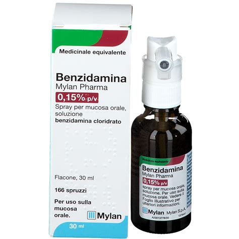grafico che illustra l'azione localizzata della benzidamina sulla mucosa orale infiammata