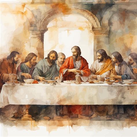 illustrazione medievale dell'Ultima Cena