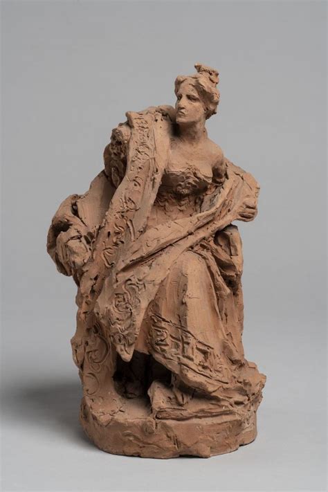 Bozzetto in argilla rappresentante una figura mitologica