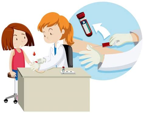 Bambino che fa un prelievo di sangue