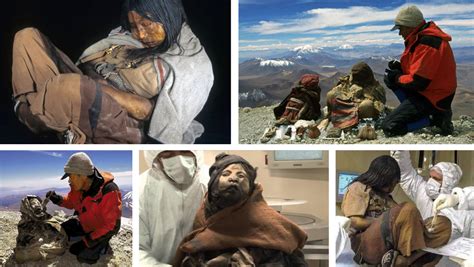 Le mummie di Llullaillaco nel loro stato di conservazione