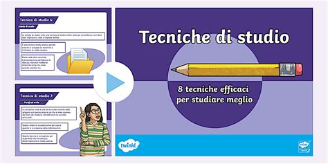 Tecniche di studio personalizzate