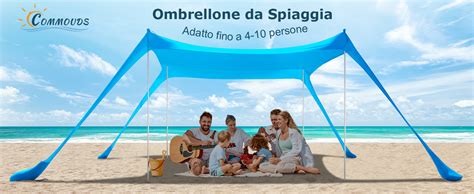 Tenda da spiaggia ben ventilata