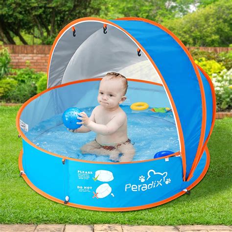 Tenda da spiaggia con mini-piscina per bambini