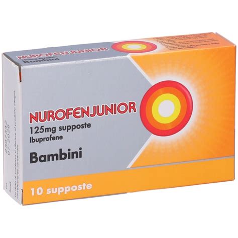 Immagine del packaging di Nurofenjunior 125 mg supposte