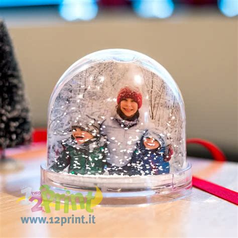 Palla di neve personalizzata con foto