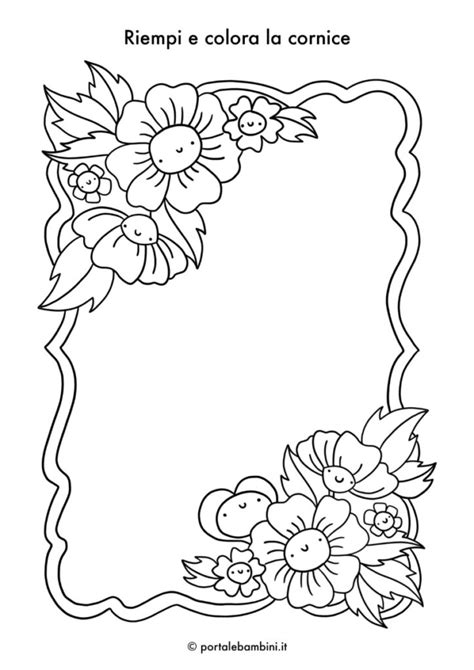 Cornice che contiene più disegni