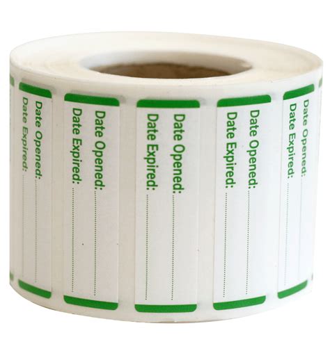Medicine expiry date label
