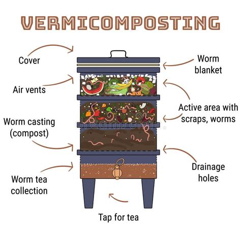 infografica sulle tipologie di scarti organici adatti al vermicompostaggio