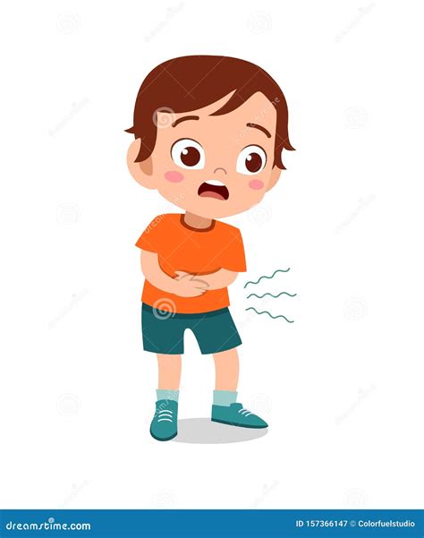 Immagine generica di un bambino con mal di pancia