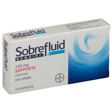 Confezione di Sobrefluid Supposte Bambini