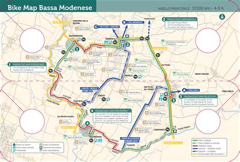 Mappa della Bassa Modenese