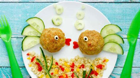 polpette colorate per bambini