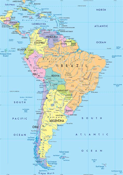 Mappa di distribuzione della Pipa pipa in Sud America, evidenziando i paesi di presenza
