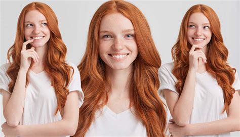 rappresentazione stilizzata di capelli rossi naturali