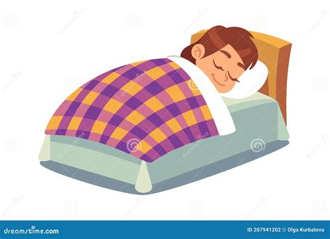 Bambina che dorme serenamente sotto un piumone colorato