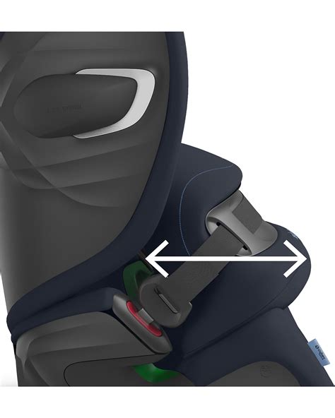 Sezione trasversale di un seggiolino auto Cybex che mostra il cuscino di protezione
