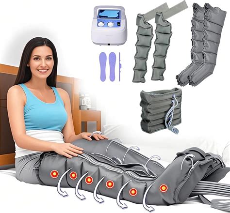 Donna riceve pressoterapia alle gambe