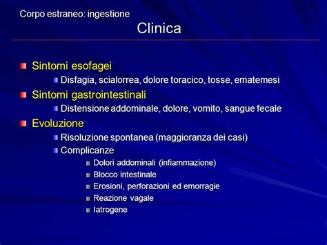 Evoluzione dei sintomi gastrointestinali trimestre per trimestre