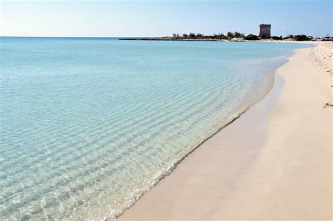 Veduta panoramica della costa di Porto Cesareo con le sue acque cristalline