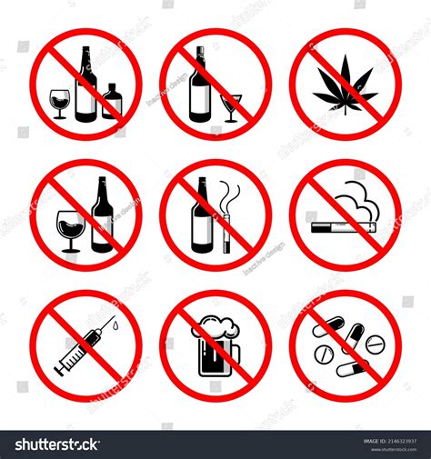 No entry sign with drug bottle