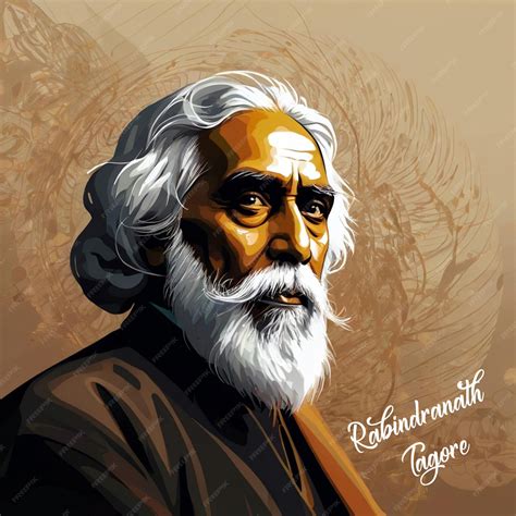 Rabindranath Tagore portrait