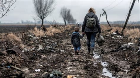 Mother and child in a challenging environment