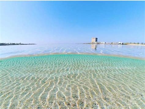 Panorama di Porto Cesareo con il mare cristallino
