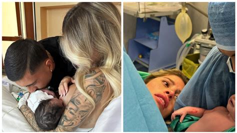 Chiara Nasti con la piccola Dea in ospedale