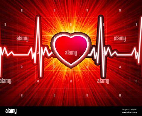 Illustrazione simbolica di un cuore che batte come metafora di vita