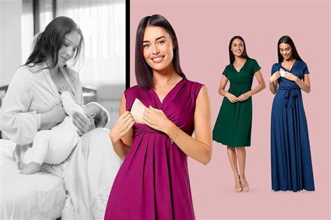 Dettagli discreti per l'allattamento in abiti eleganti