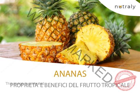 Infografica benefici ananas