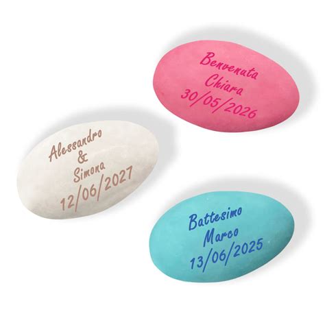 Confetti monoporzione personalizzati con nome