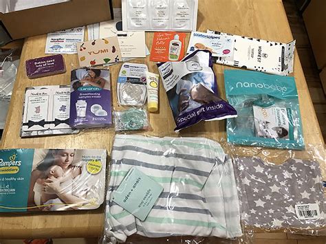 Pampers Welcome Kit contents
