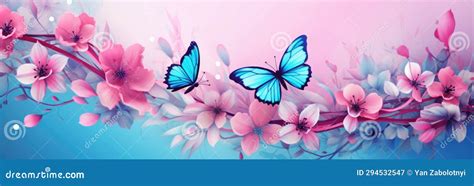 Fiori rosa e blu per nascita