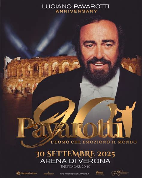 Luciano Pavarotti in concerto all'aperto