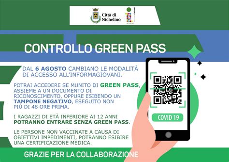 grafico che illustra le opzioni di accesso (Green Pass, tampone, FFP2)
