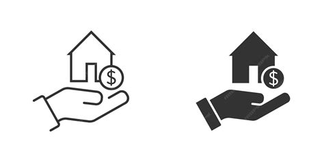 Casa con simbolo del mutuo