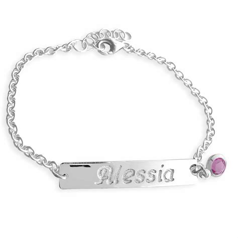 Bracciale con nome inciso
