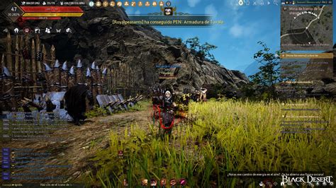 Giardino di Black Desert con coltivazioni