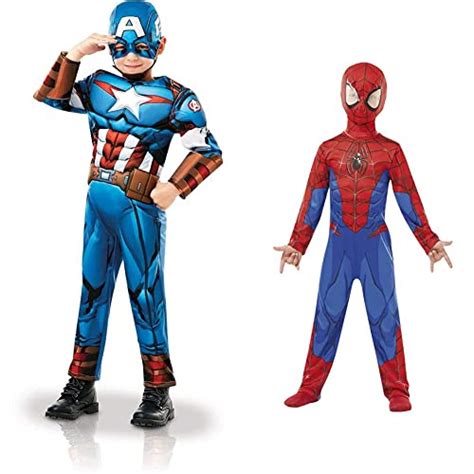 Bambini vestiti da supereroi colorati