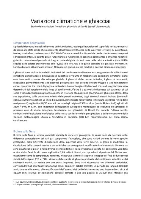 Variazioni climatiche autunnali