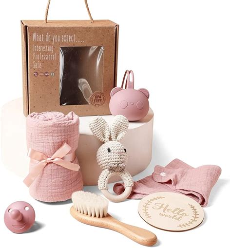 Box Regalo Neonato Prénatal con giocattoli educativi