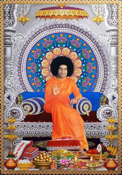 Sathya Sai Baba in abiti tradizionali