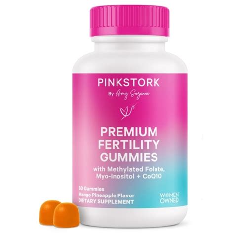 Fertility supplement ingredients graphic