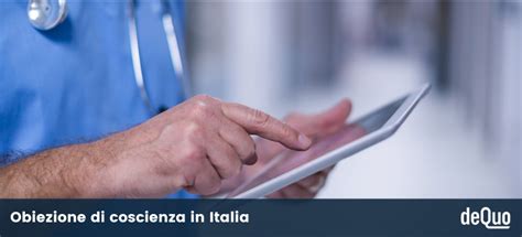Obiezione di coscienza nell'ambito medico in Italia