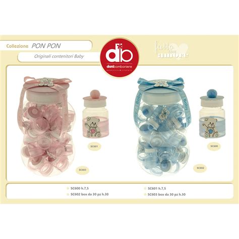 Maxi biberon portaconfetti decorato