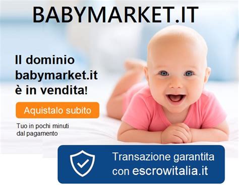 interfaccia di un sito e-commerce per articoli per neonati